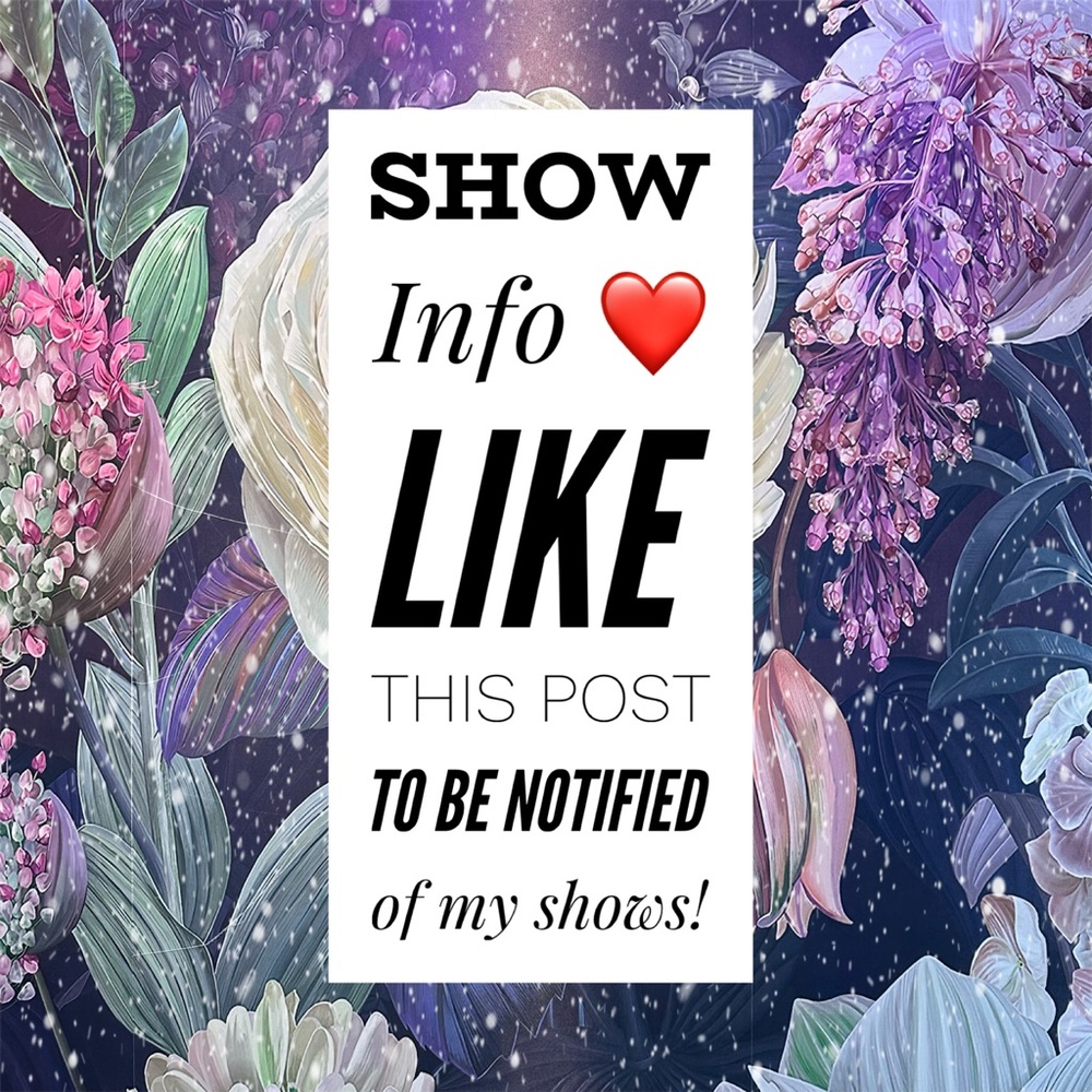 💟 Like or save this post for live show notifications.